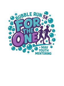 For The One Bubble Run Logo
