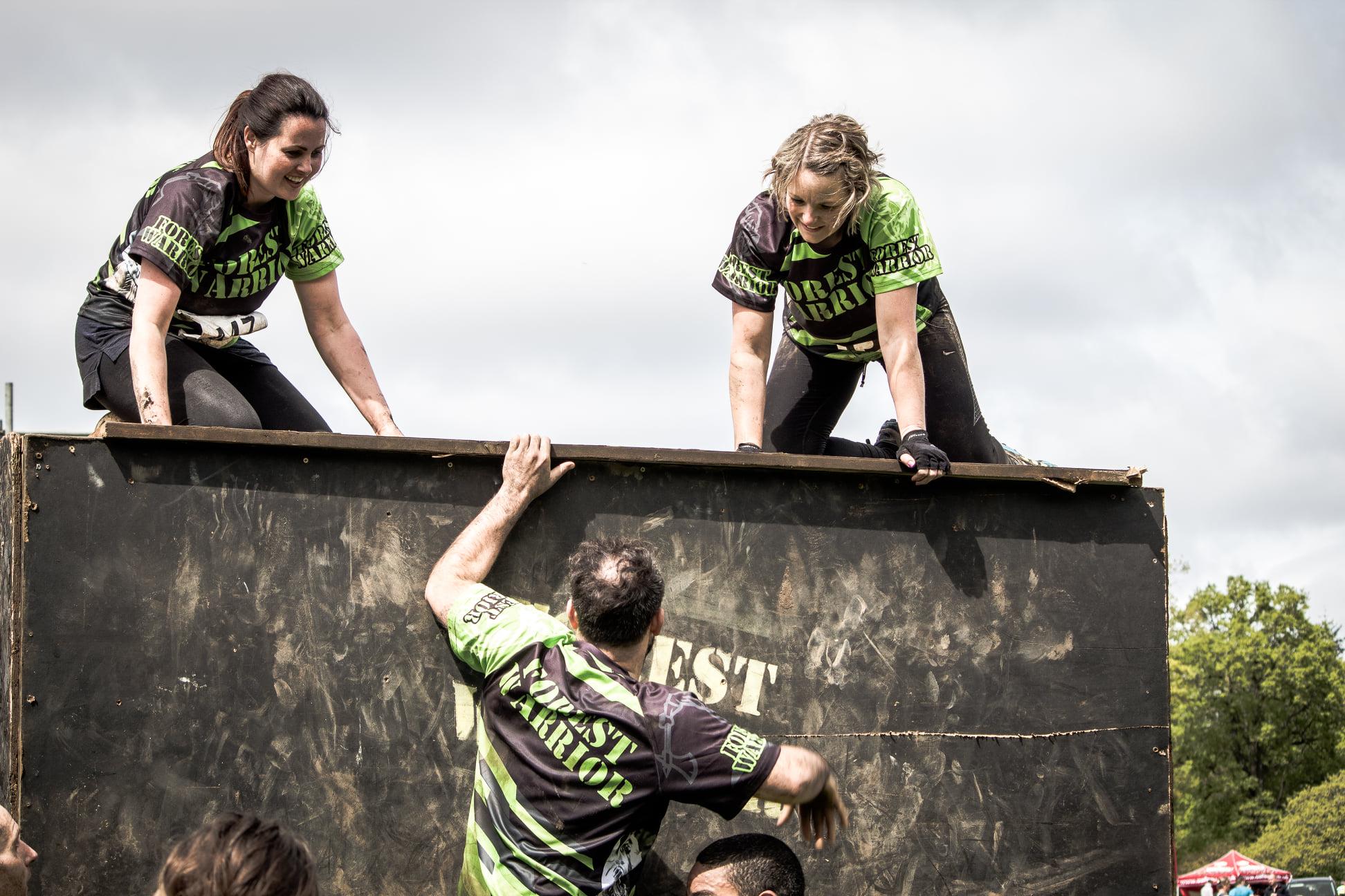 Forest Warrior  Obstacle Run Logo
