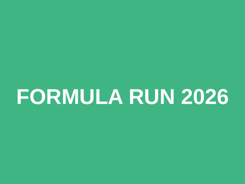 Formula Run 2026 Logo