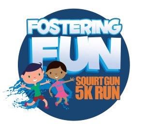 Fostering Fun Squirt Gun 5K Run Logo