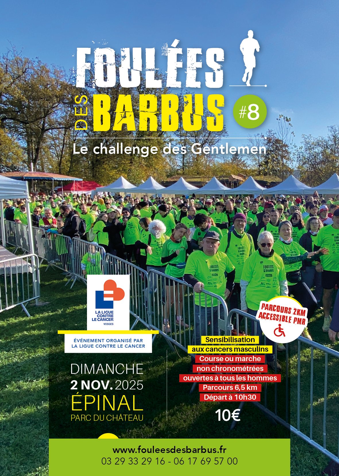 Foulées des Barbus #9 - 2026 Logo
