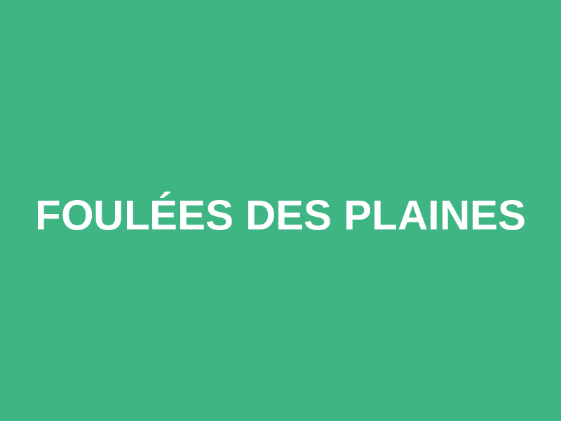 Foulées des Plaines Logo