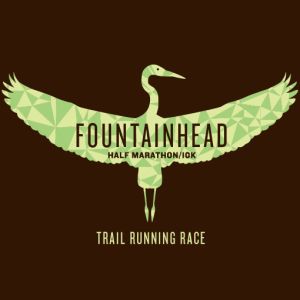 Fountainhead Half Marathon and 10K++ Trail Run Logo