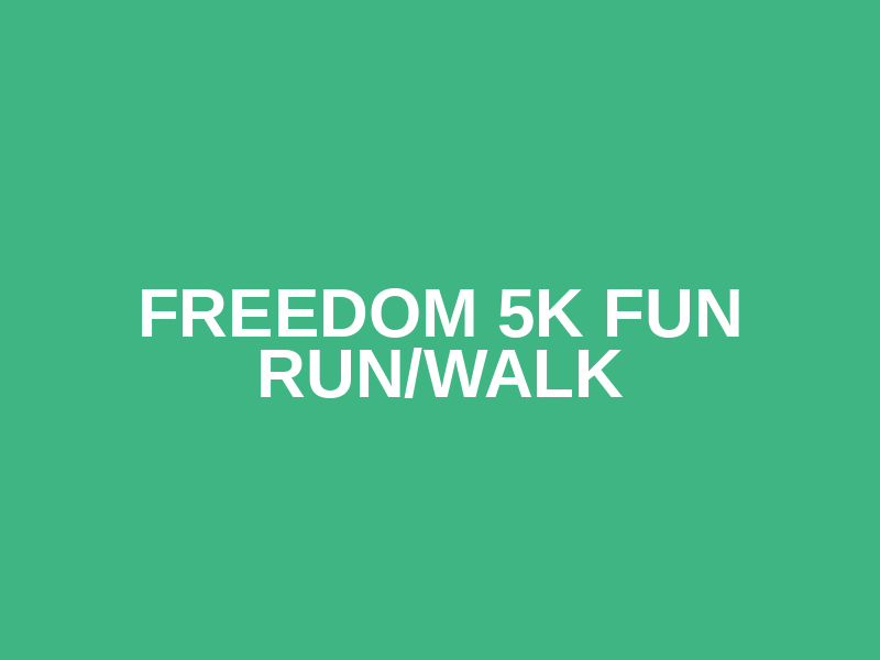 Freedom 5k Fun Run/Walk Logo