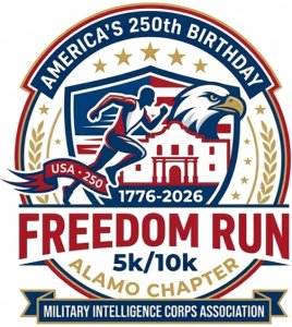 Freedom Run 5K & 10K - America’s 250th Birthday Logo