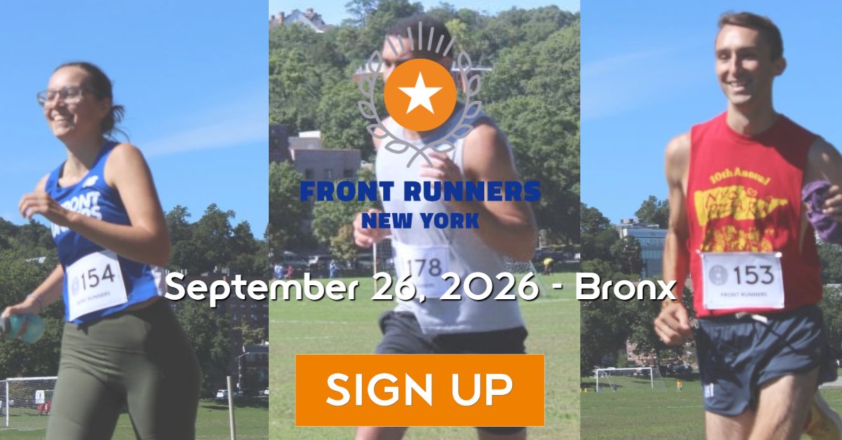 Front Runners FRNY Cross Country 5K Run/Walk 2026