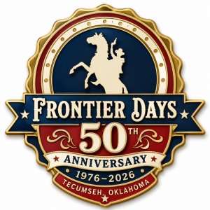 Frontier Days 5K - 50th Anniversary Celebration Logo