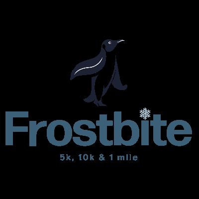 Frostbite 5k, 10k, and 1 Mile Fun Run Logo
