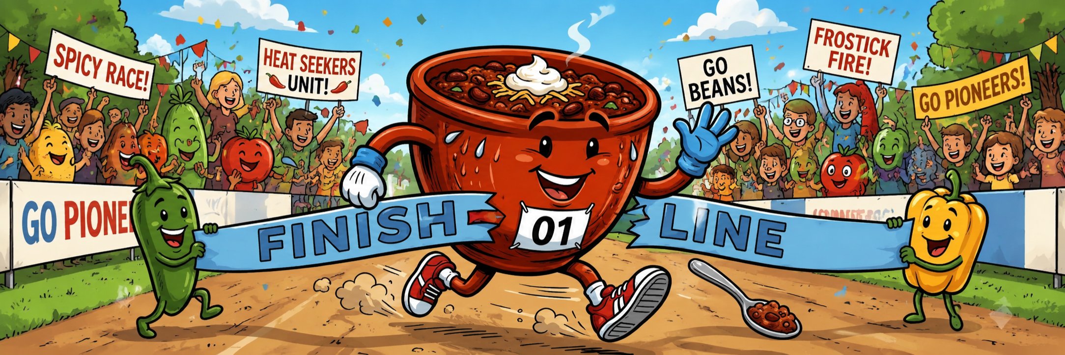 Frostick Chili Trot and Chili Cook-Off Logo