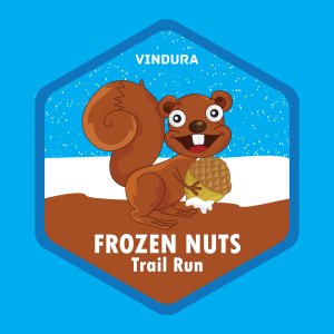 Frozen Nuts Trail Run Logo
