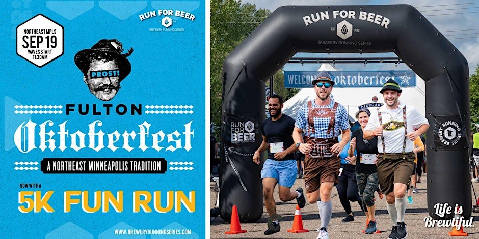 Fulton Oktoberfest 5k | 2026 MN Brewery Running Series Logo