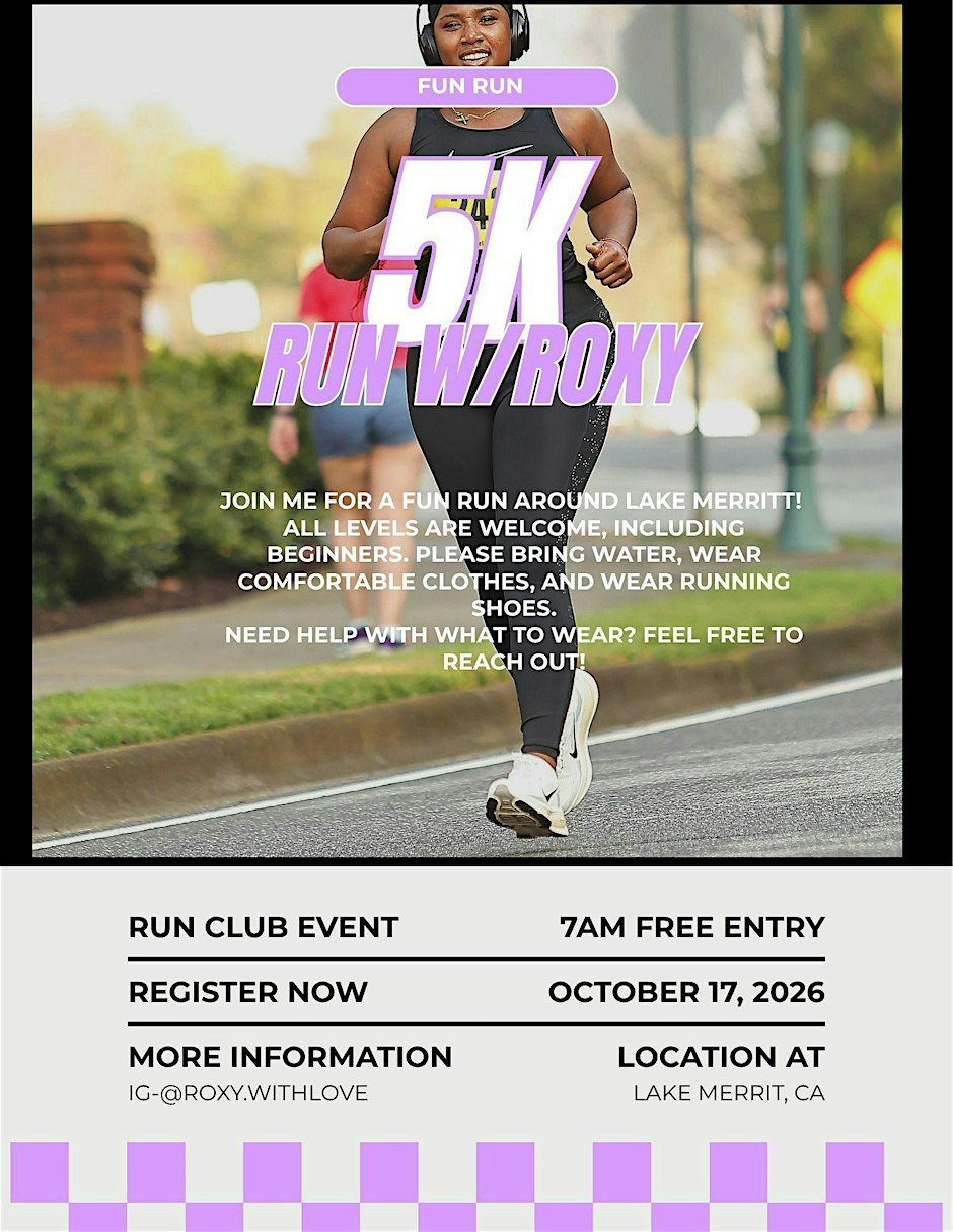 Fun Run W/ Roxy Logo