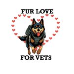 Fur Love for Vets Logo