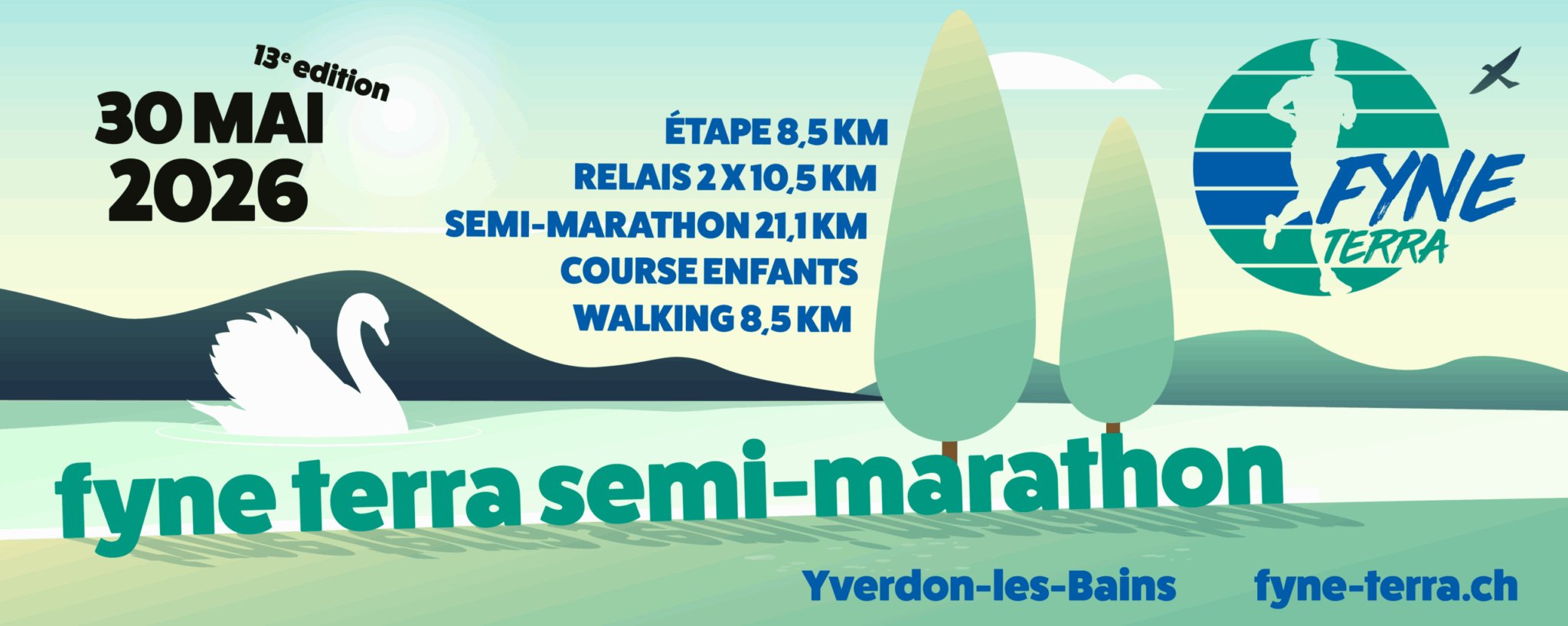 Fyne Terra Semi-Marathon - Yverdon-les-Bains