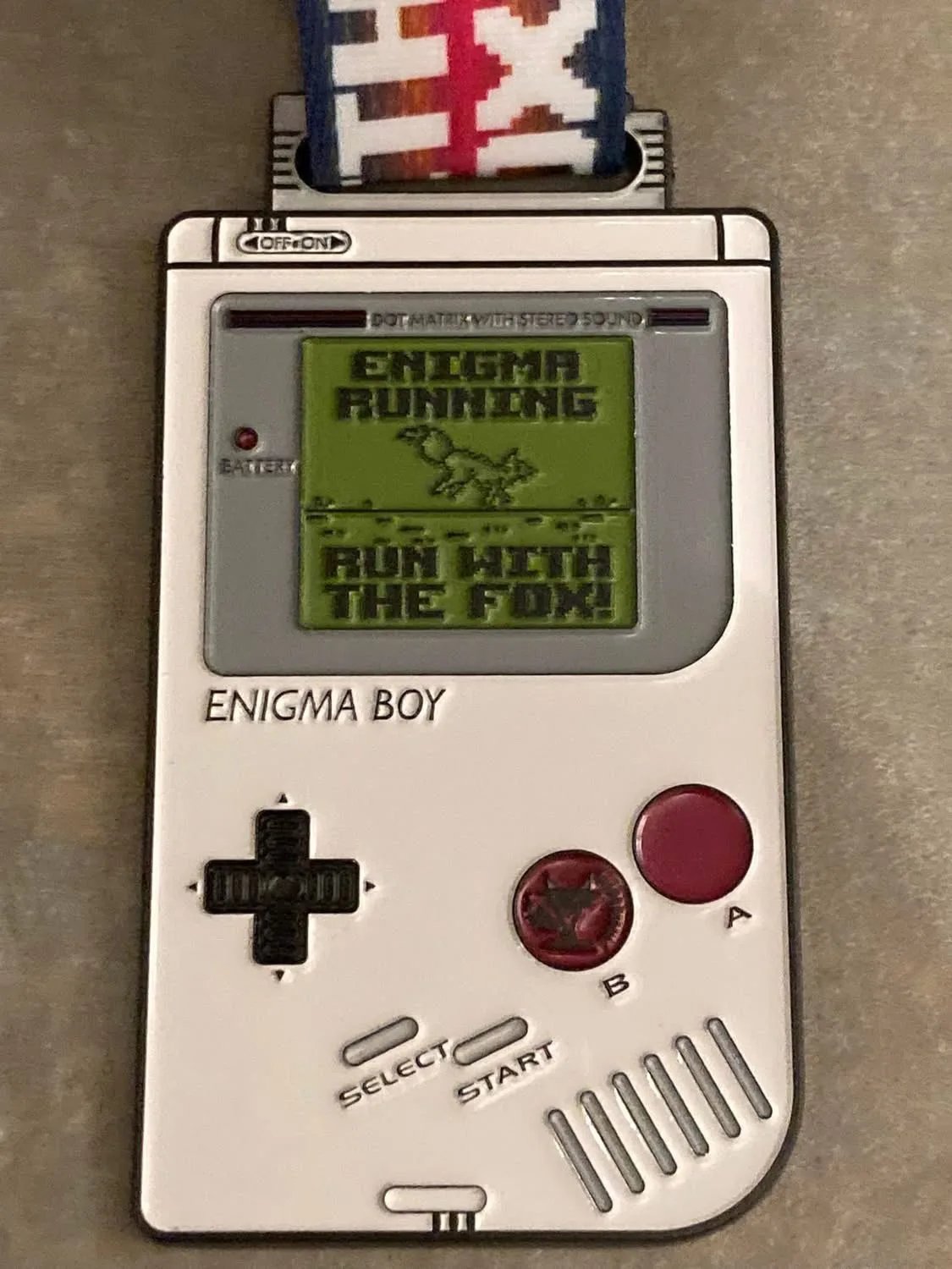 Gameboy Marathon & Half Marathon Logo