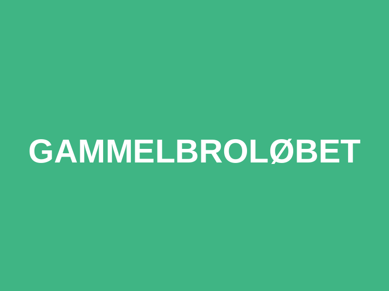 GAMMELBROLØBET Logo
