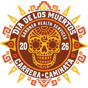 Gardner Health Services 2026 Día de los Muertos Run-Walk Logo