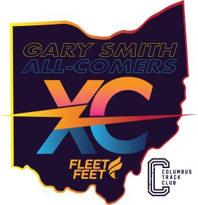 Gary Smith All-Comers XC Meet Logo