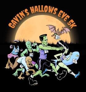 Gavin's Hallows' Eve 5K Logo