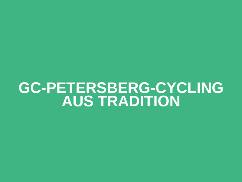 GC-Petersberg-Cycling aus Tradition Logo