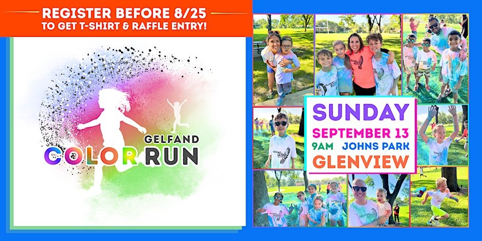 Gelfand Color Run Logo