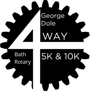 George Dole Bath Rotary 4-Way 5K / 10K Logo