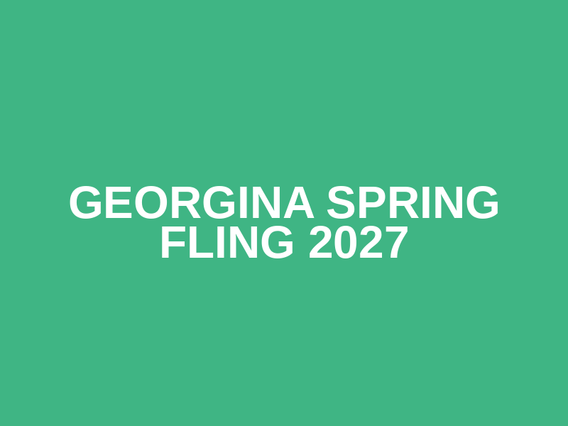 Georgina Spring Fling 2027 Logo