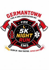 Germantown Fire & EMS Night Run Logo