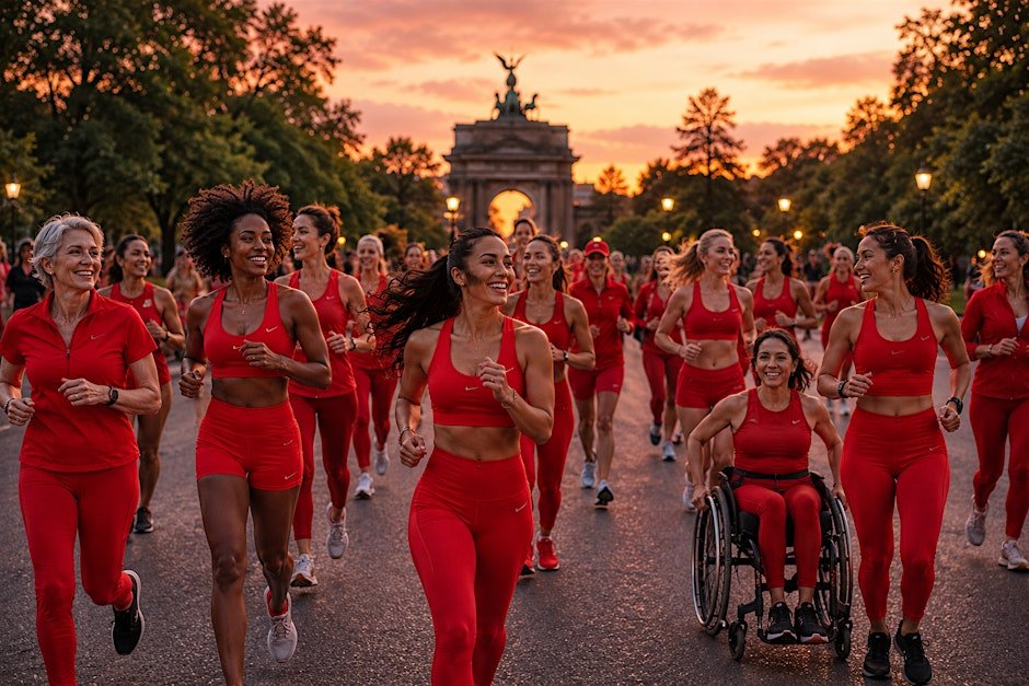 GI Colourwalks: RED DRESS RUN at Greenwich Park, London Logo