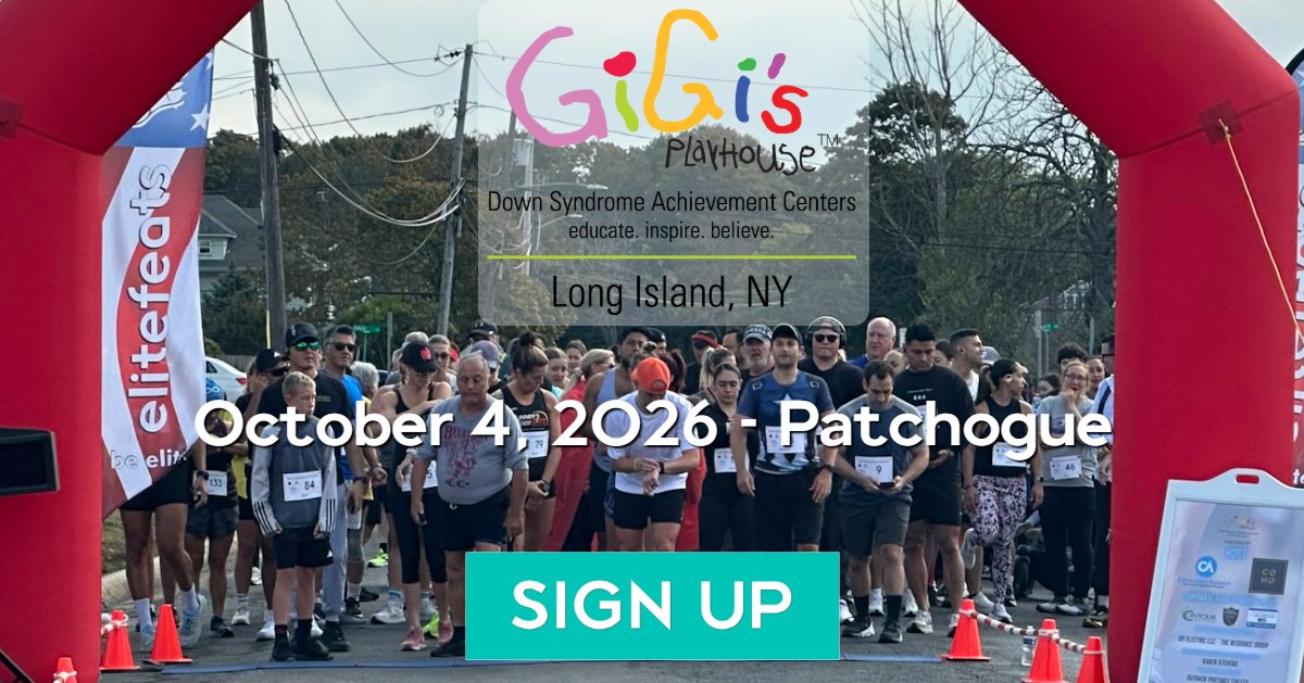 GiGi's Playhouse Long Island 5K Run/Walk 2026 Logo