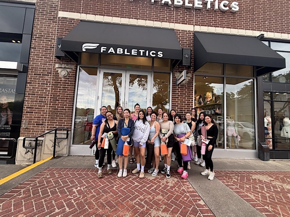 GIRLS WHO RUN DFW X FABLETICS Logo
