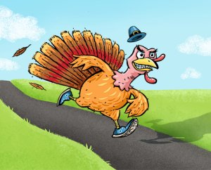 Give 'Em the Bird 5k Run / 2K Walk (12th Annual) Logo