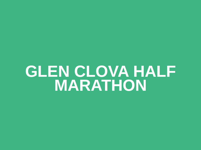 Glen Clova Half Marathon Logo