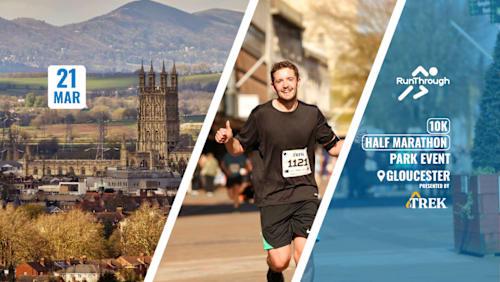 Gloucester Half Marathon & 10k Presented by TREK March 2027 Logo