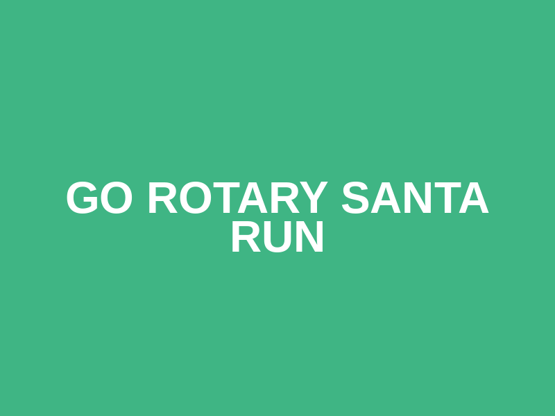 GO Rotary Santa Run Logo