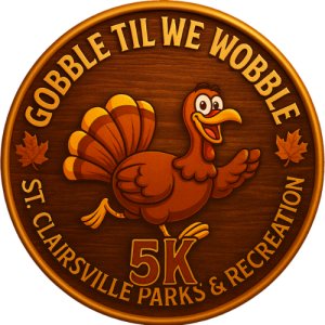 Gobble Til We Wobble 5K Run/Walk Logo