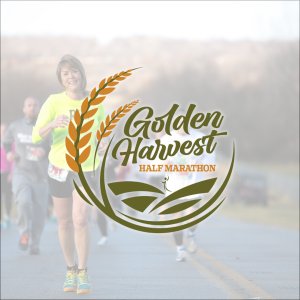 Golden Harvest Half Marathon & 5k/10k - Tulsa Logo
