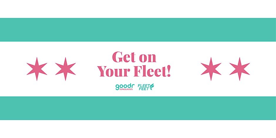 goodr X Fleet Feet: Get on Your Fleet! Logo
