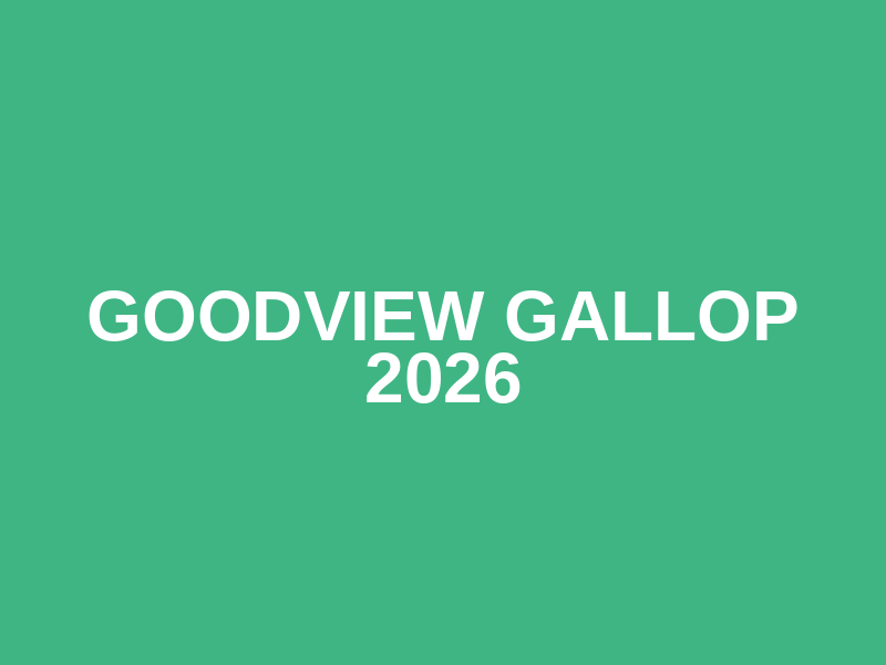 Goodview Gallop 2026 Logo