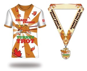 Grand Prairie Turkey Trot 5K Logo