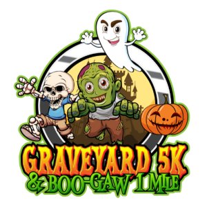 Graveyard 5K & Boo-gaw Trick or Treat Mile Logo
