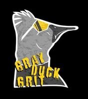 Gray Duck Grit V Logo
