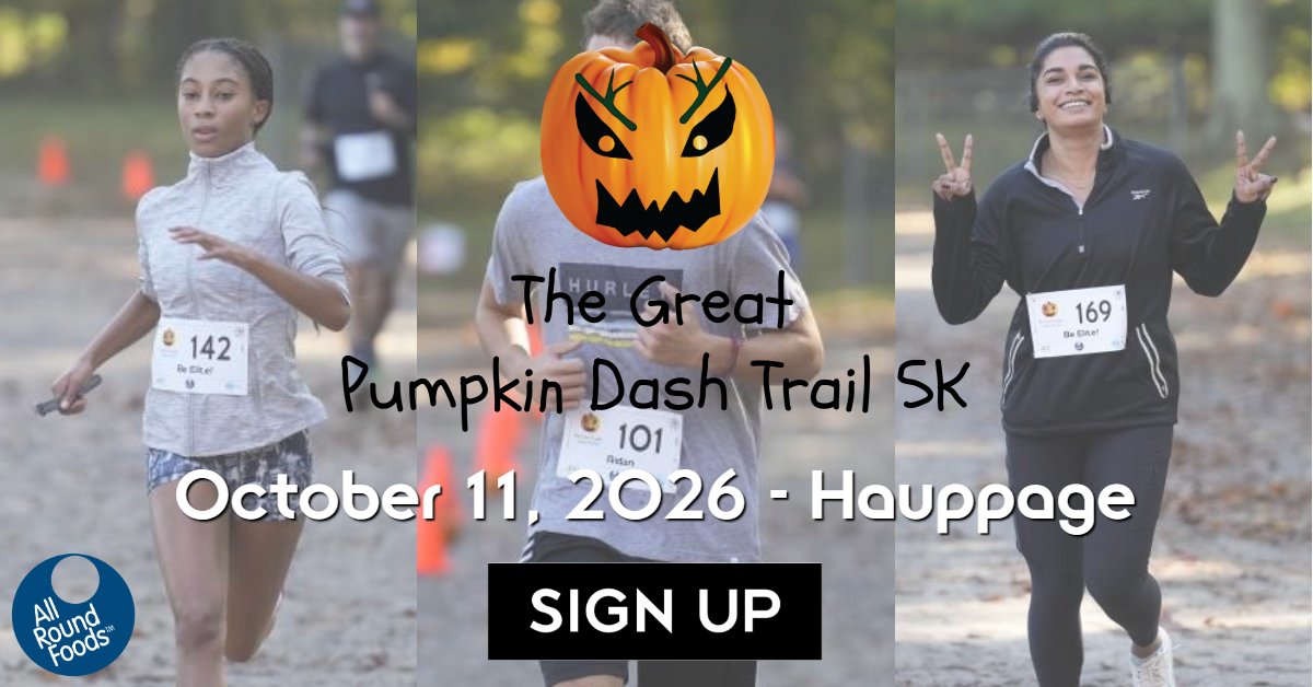 Great Pumpkin Dash Trail 5K NSRF 2026 Logo