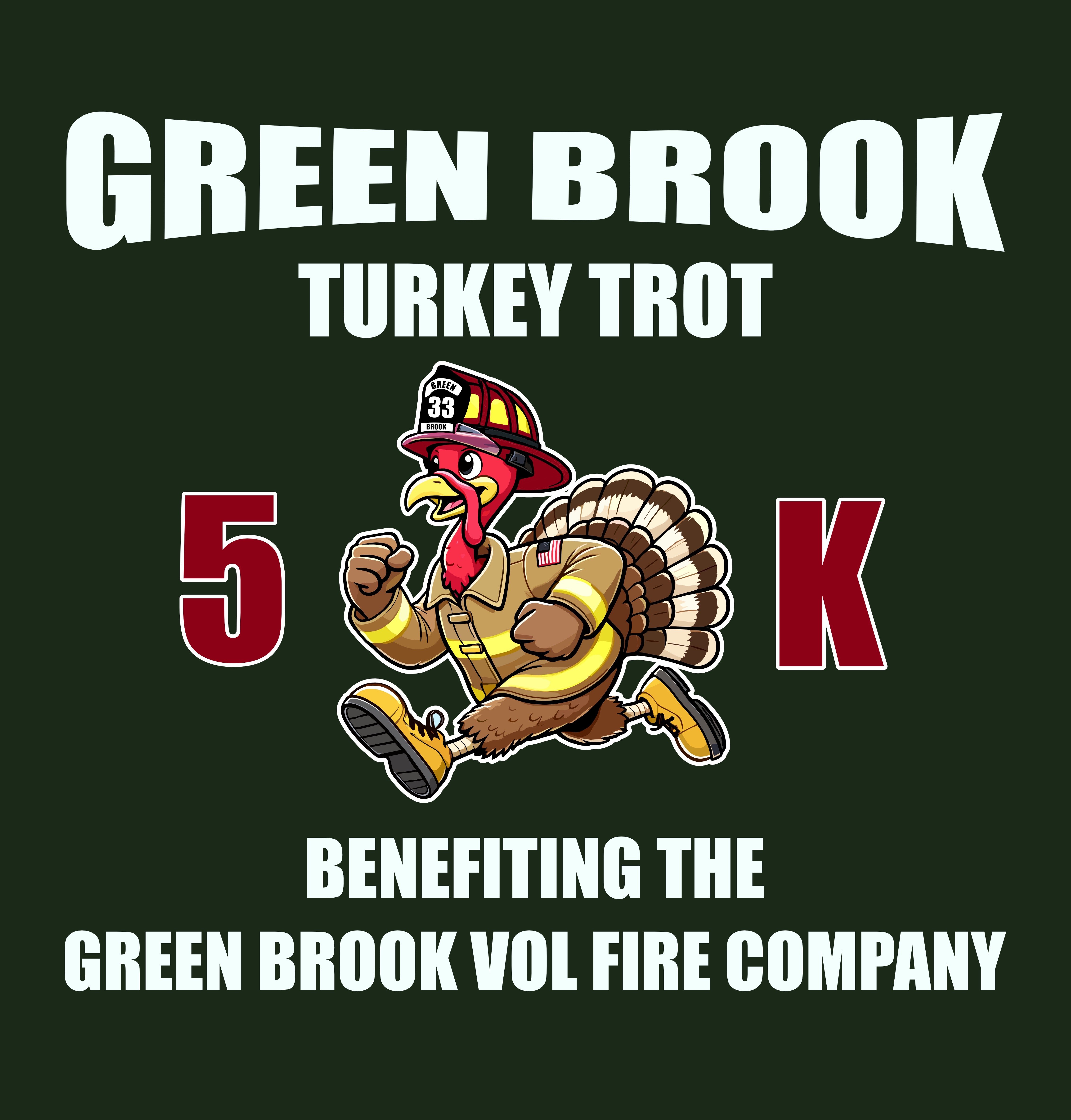 Green Brook Fire Company Thanksgiving Turkey Trot 2026 Logo