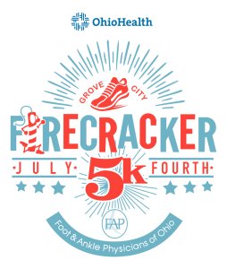 Grove City Firecracker 5K Logo