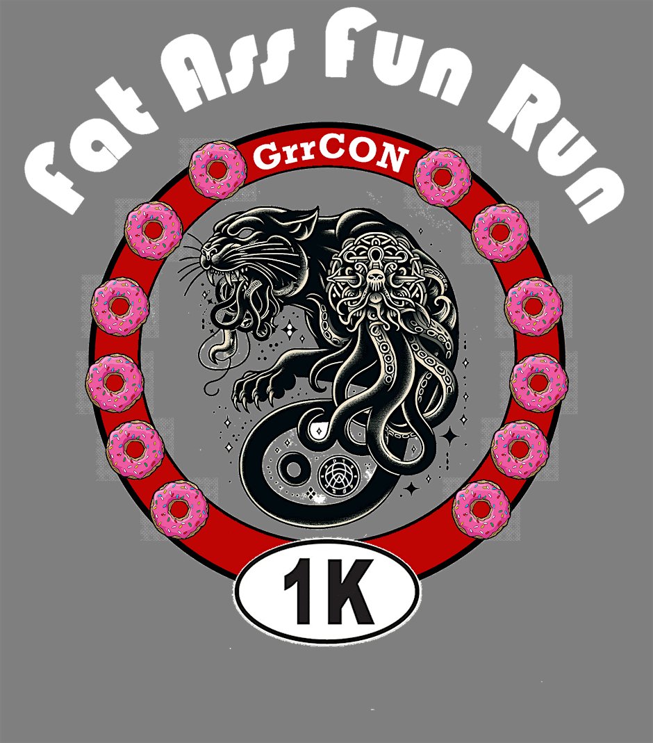 GrrCON Fatass Fun Run: Zero Trust Edition Logo