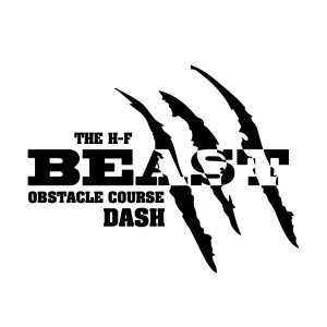 H-F Beast Obstacle Course Dash Logo