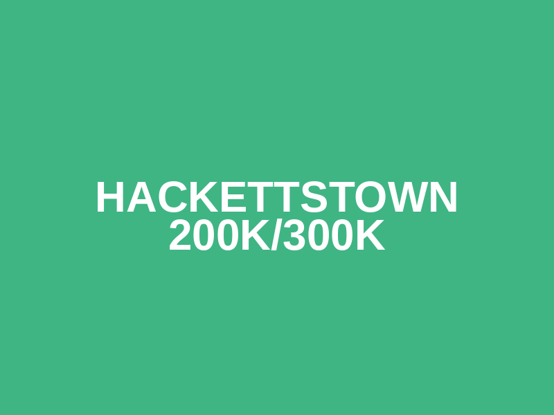 Hackettstown 200K/300K