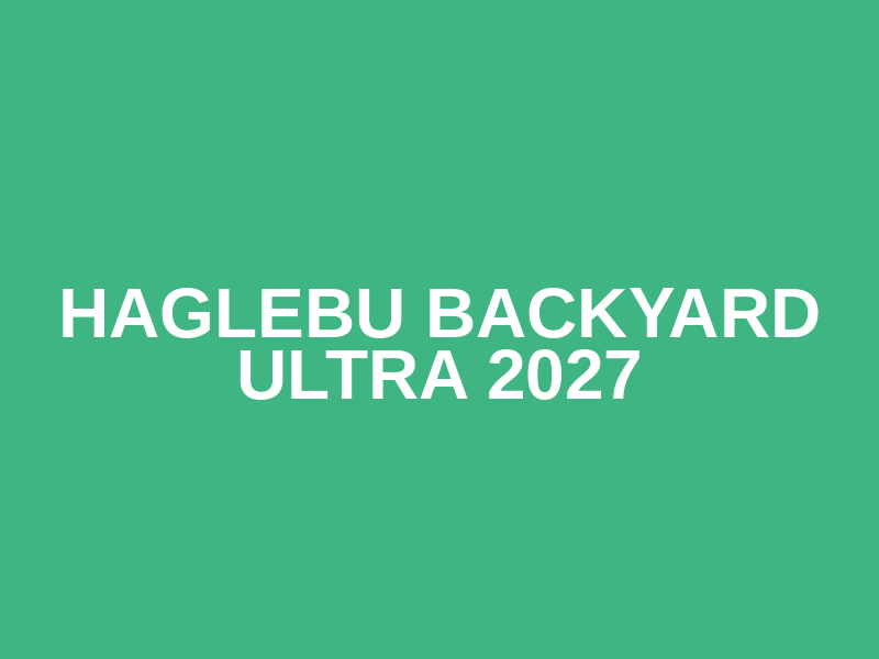 Haglebu Backyard Ultra 2027 Logo