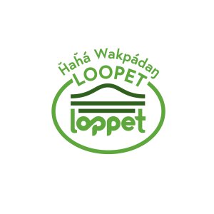 Ȟaȟá Wakpádaŋ Loopet Loppet Logo